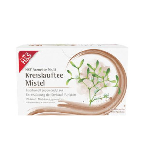 Produktbild von H&S Kreislauftee Mistel Filterbeutel