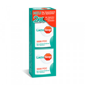 Produktbild von LACTOSTOP 5.500 FCC Tabletten Klickspender Dop.Pa.