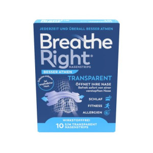 Produktbild von BREATHE Right Besser Atmen Nasenpfl.normal transp.